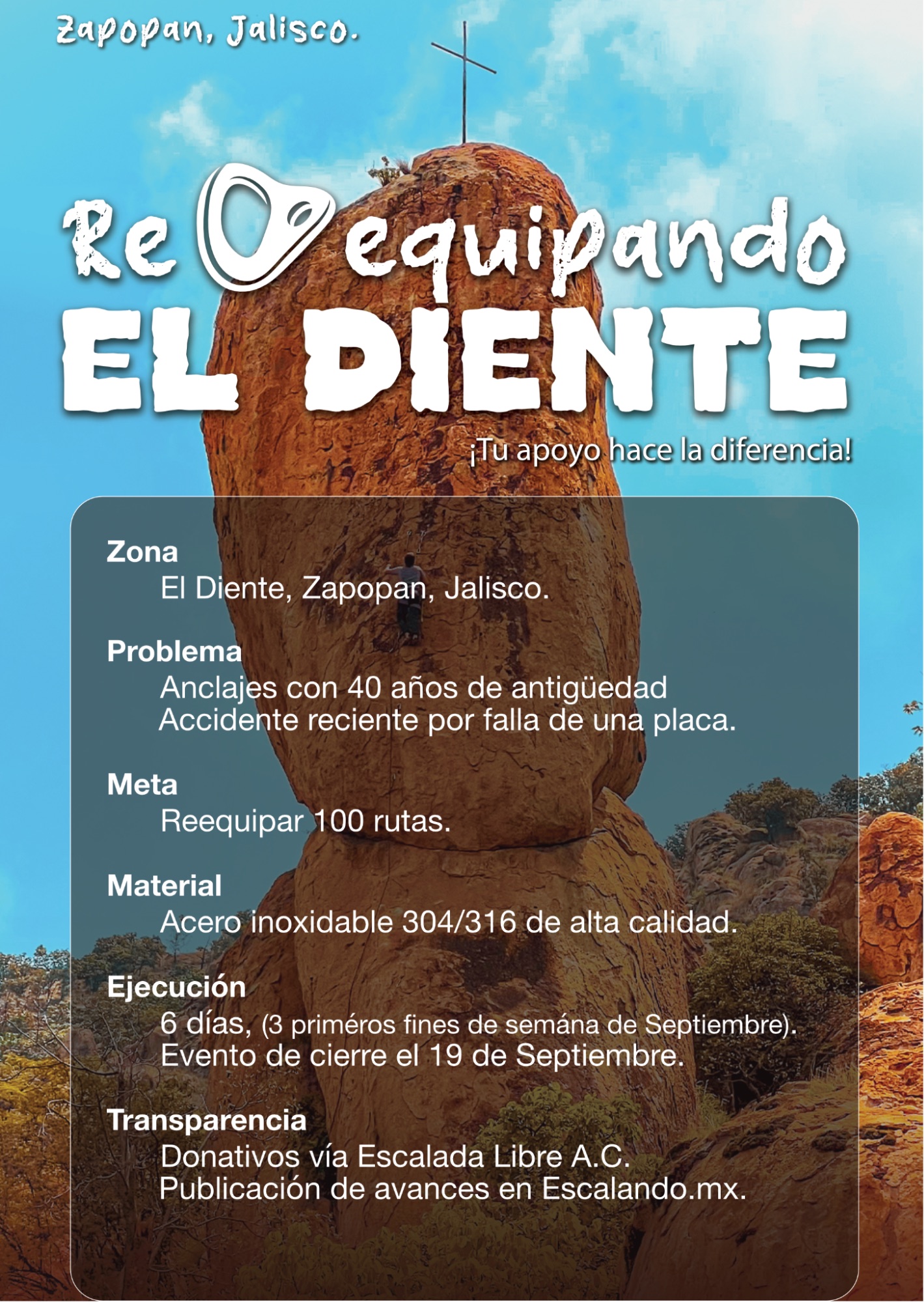 Póster del proyecto Reequipando El Diente